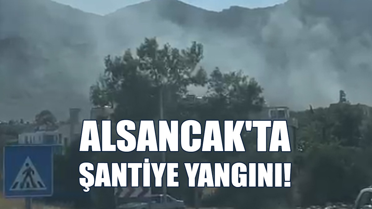 Alsancak'ta Şantiye Yangını!