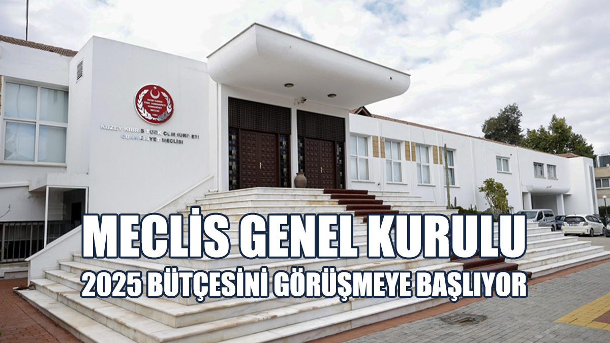 2025 Mali Yılı Bütçesi Görüşülecek