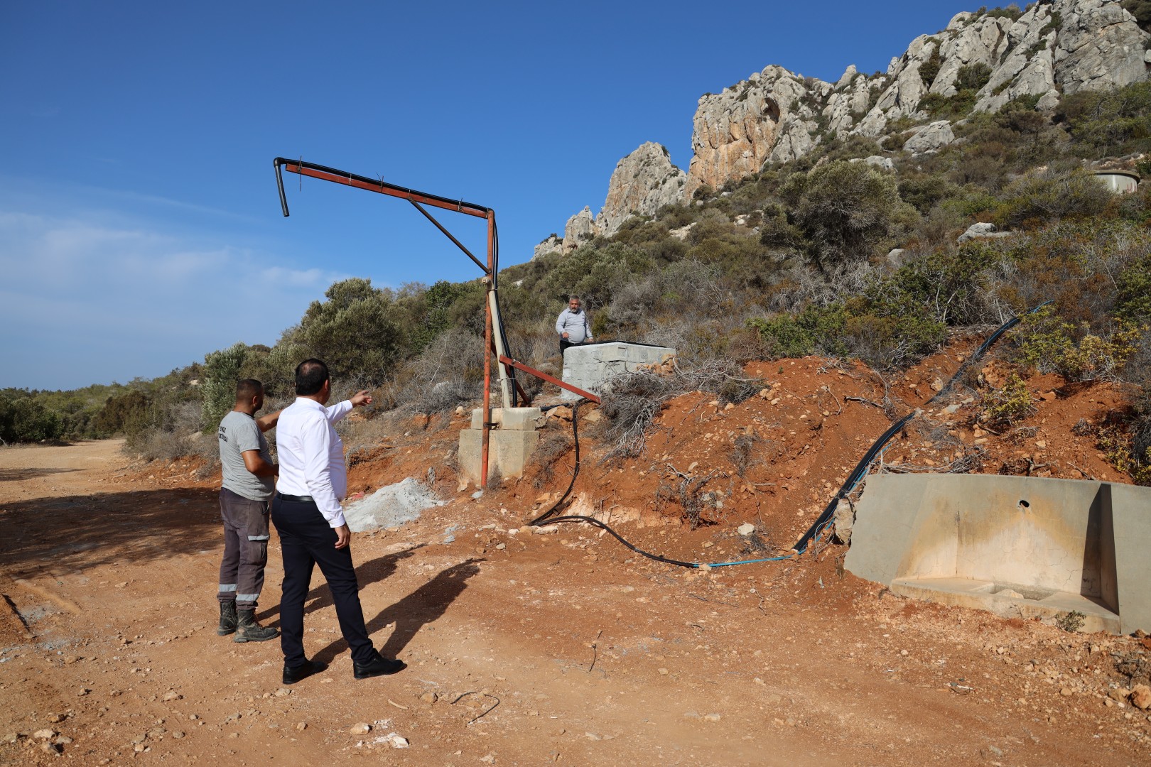 Ayfodi Tepesi’ndeki atıl kuyu yeniden hayat buldu