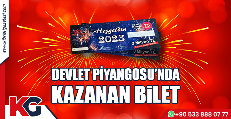 Devlet Piyangosunda Kazanan Bilet!