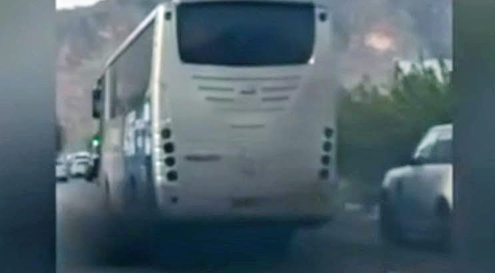 Egzozundan siyah duman çıkan otobüs sürücüsüne para cezası