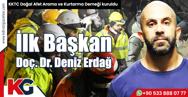 İlk Başkan Doç. Dr. Deniz Erdağ