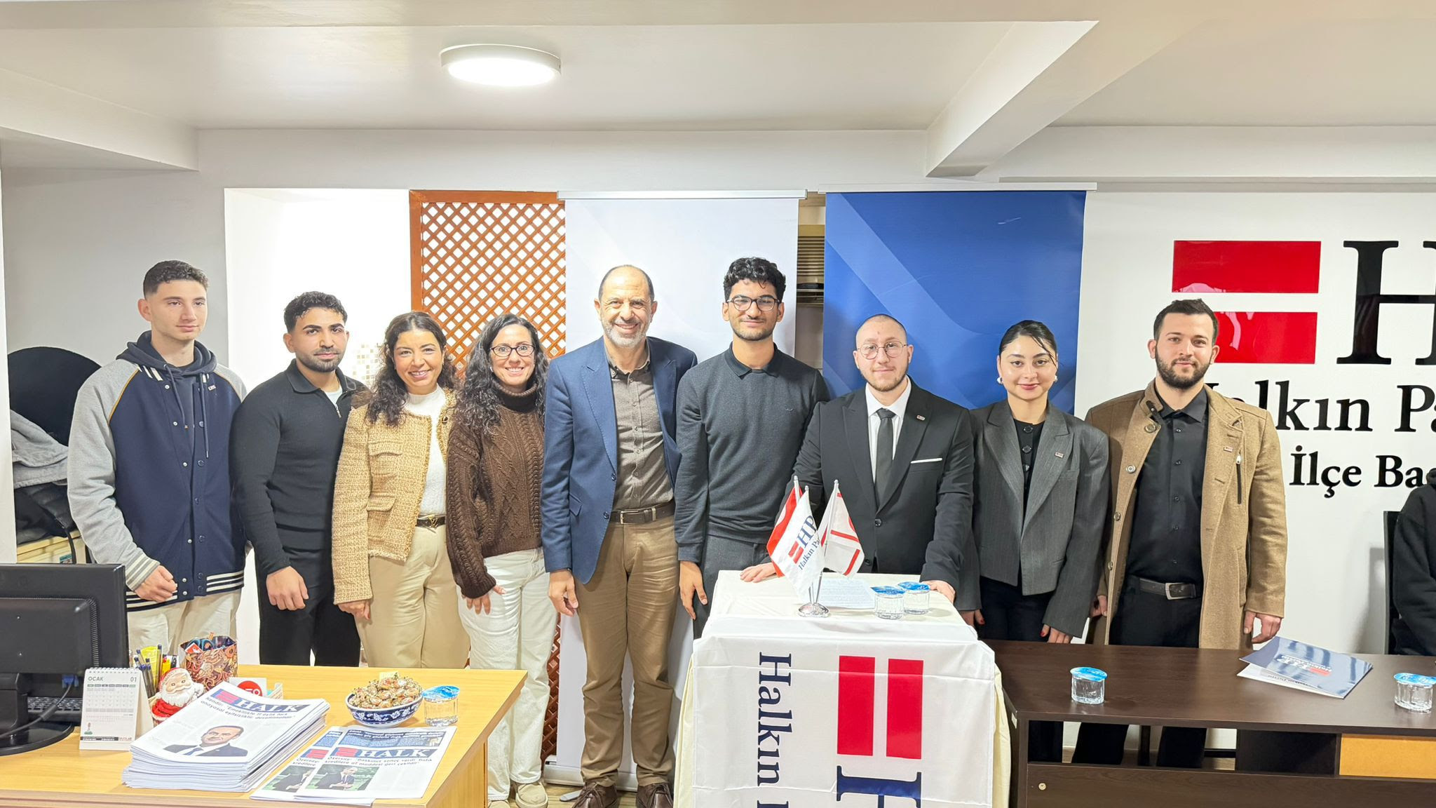 HP Girne Gençlik Örgütü yönetimi belirlendi. Başkan İbrahim Özerden