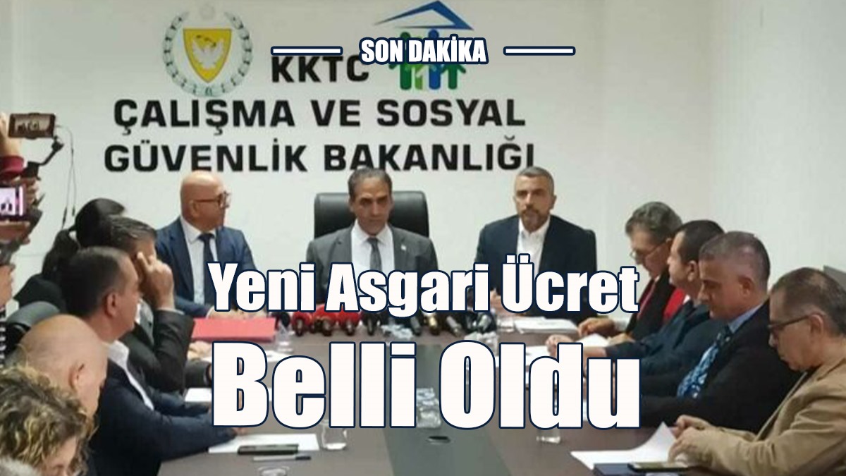 Yeni Asgari Ücret Belli Oldu