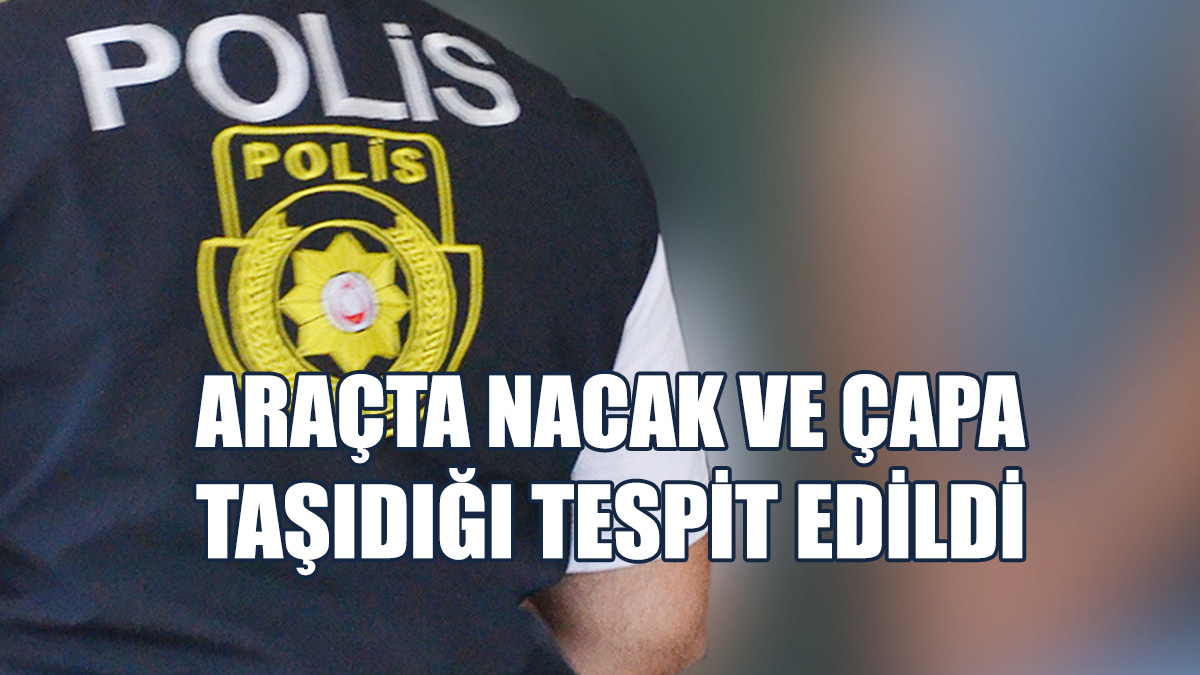 İskele’de Bir Araçta Nacak Ve Çapa Bulundu