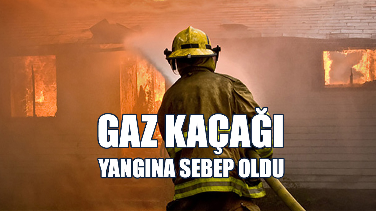 İskele'de Ev Yangını
