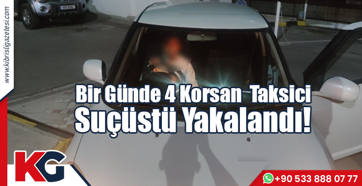 Bir Günde 4 Korsan Taksici Suçüstü Yakalandı!