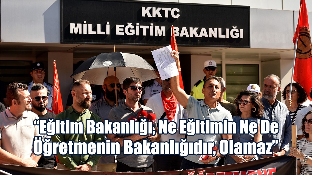 “Eğitim Bakanlığı, Ne Eğitimin Ne De Öğretmenin Bakanlığıdır, Olamaz”