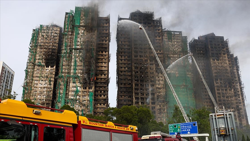Hong Kong'daki Tai Po yangınında ölü sayısı 156'ya yükseldi