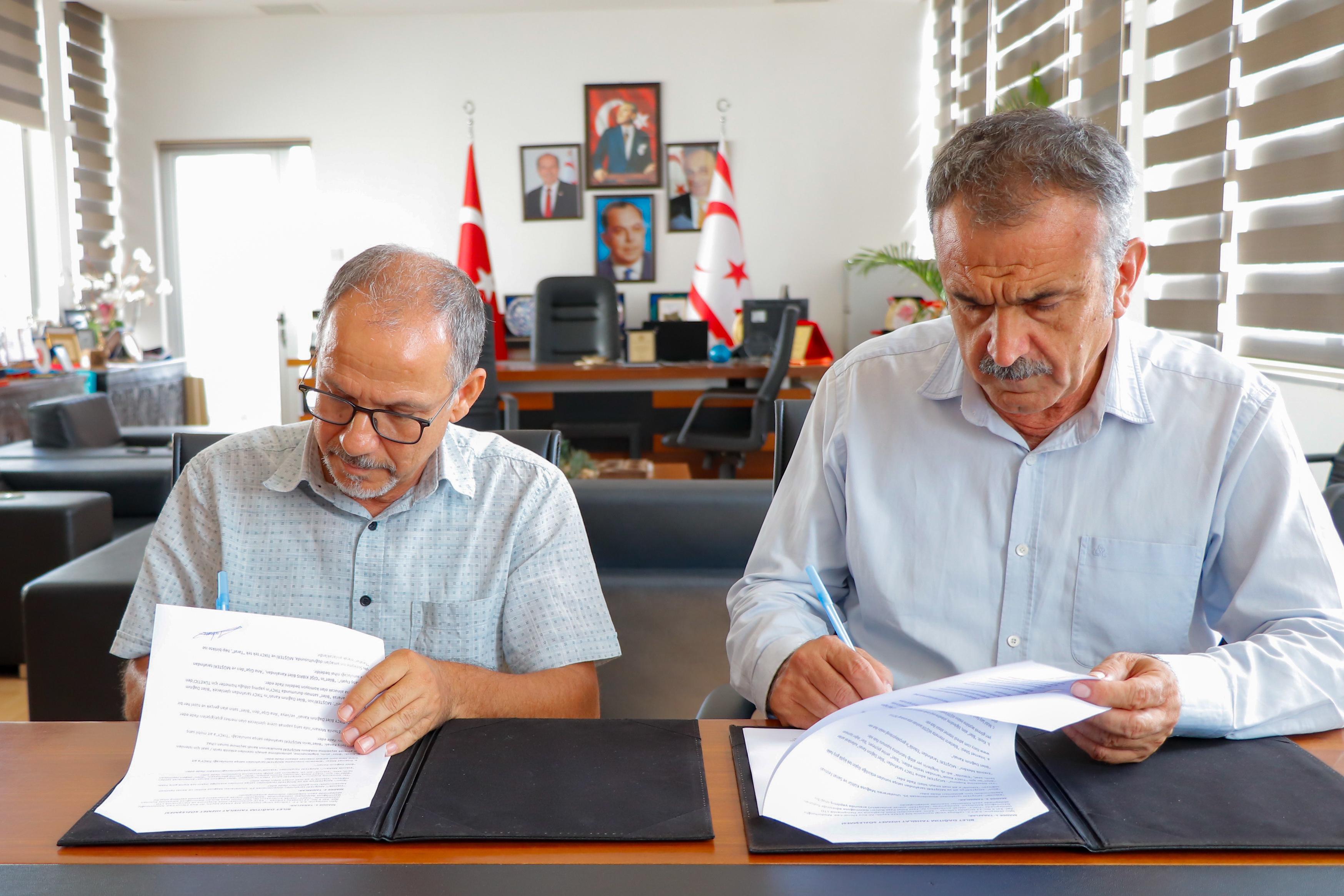 Gazimağusa Belediyesi ile TIXCY arasında bilet hizmeti protokolü imzalandı