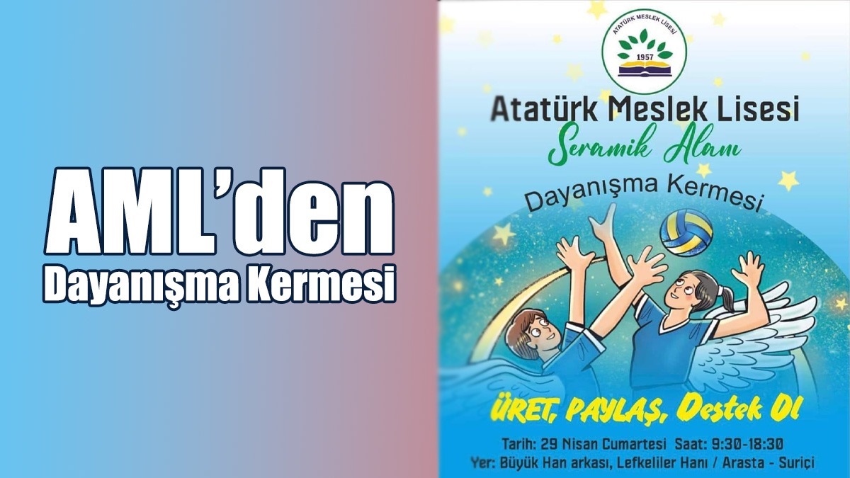 AML’den Dayanışma Kermesi
