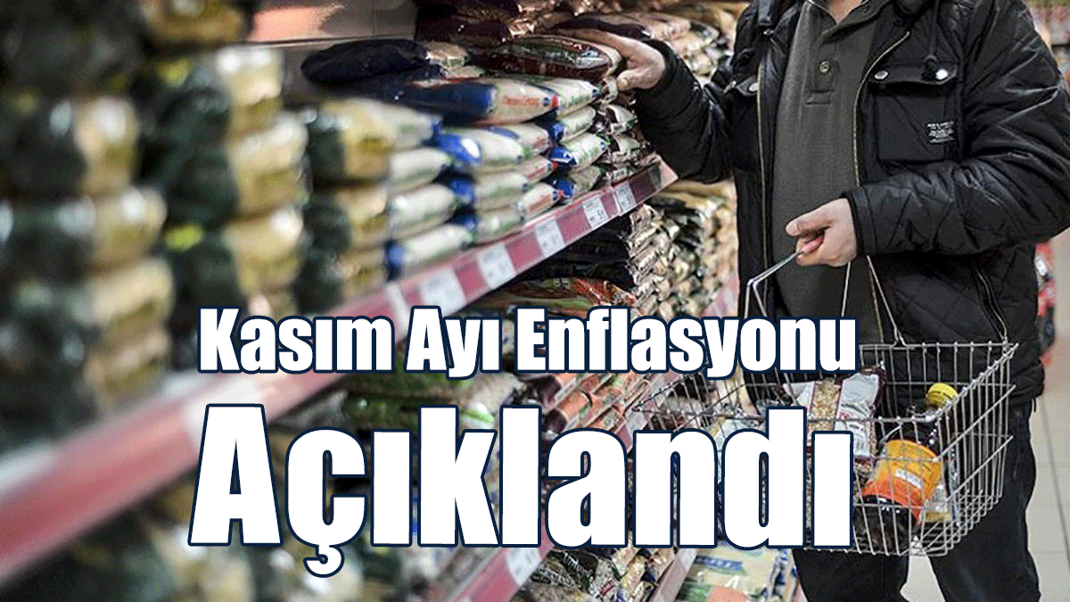 Türkiye’de Kasım Ayı Enflasyonu Açıklandı