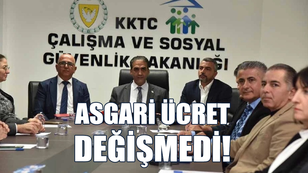 Asgari Ücret Aynı Kaldı!