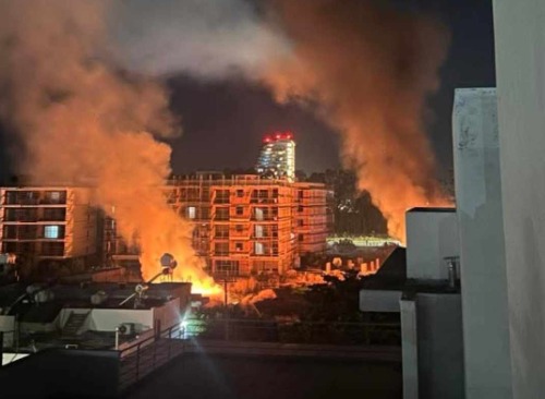 Limasol’da korkutan gece: Yangın ve patlamalar paniğe yol açtı