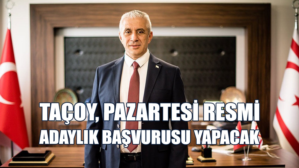 Taçoy, Genel Başkan Adaylık Başvurusunu Yapıyor