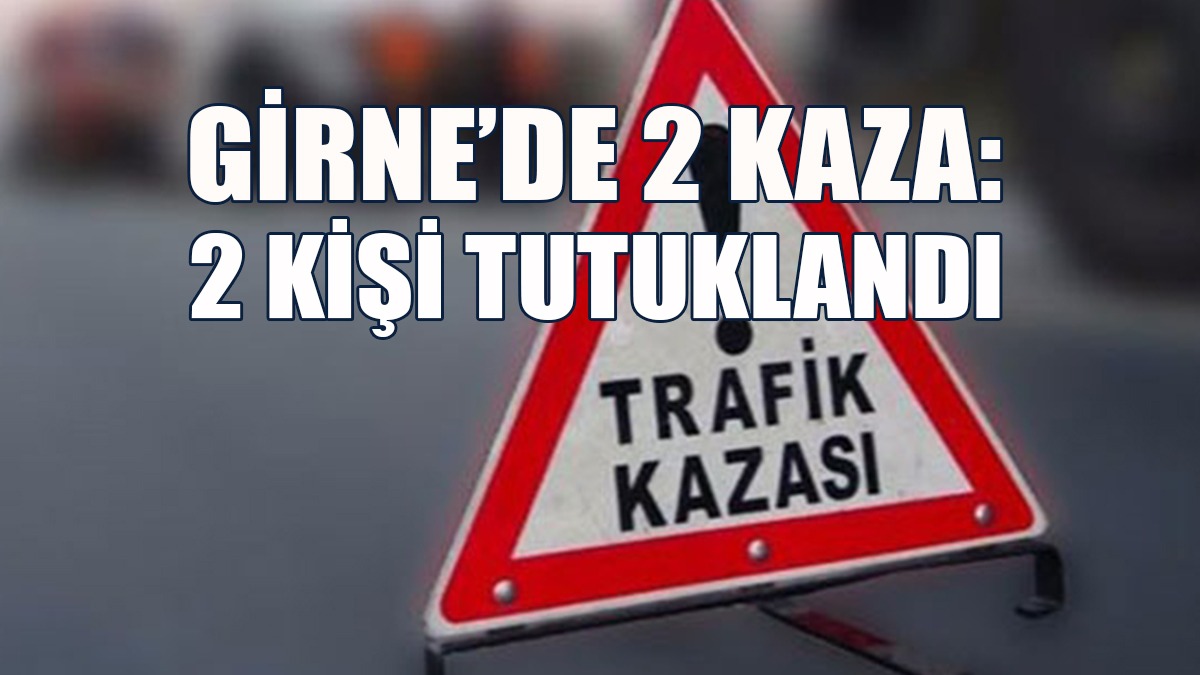 Girne'de 2 Kaza meydana Geldi