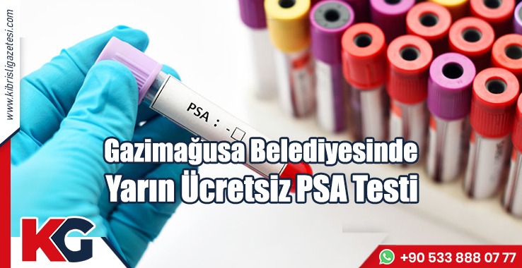 Gazimağusa Belediyesinde Yarın Ücretsiz PSA Testi