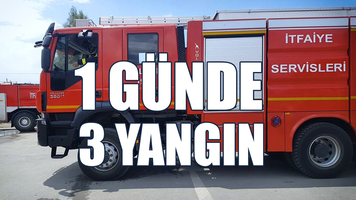 Girne, Bağlıköy Ve Aydınköy’de Yangın Çıktı
