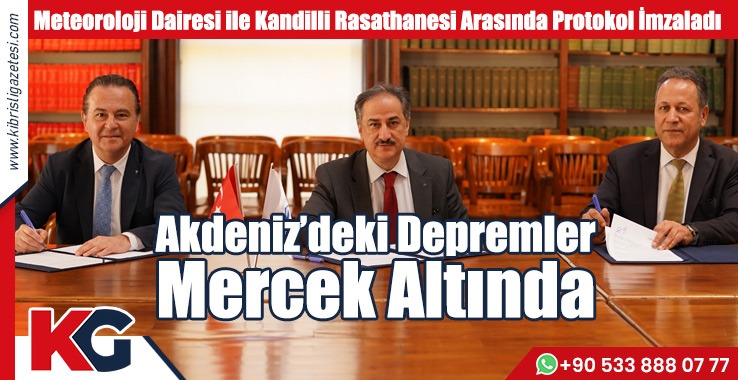 Akdeniz’deki Depremler Mercek Altında