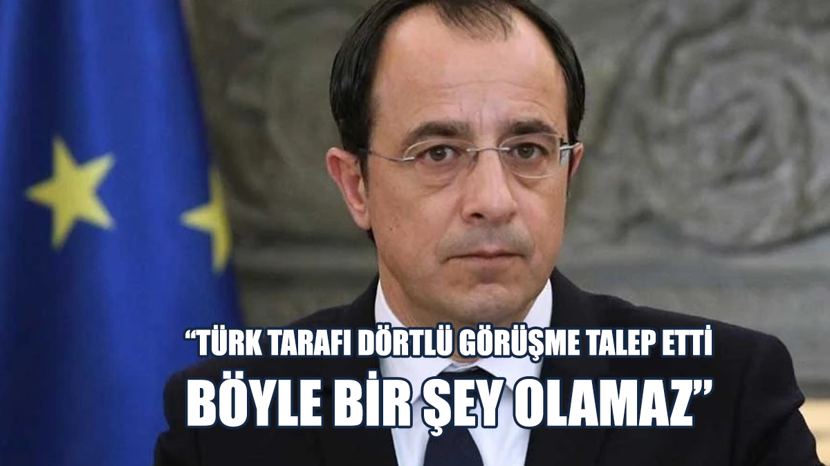 Hristodulidis: Türk Tarafı Dörtlü Görüşme Talep Etti, Böyle Bir Şey Olamaz