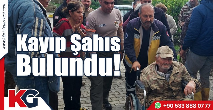 Kayıp Şahıs Bulundu!