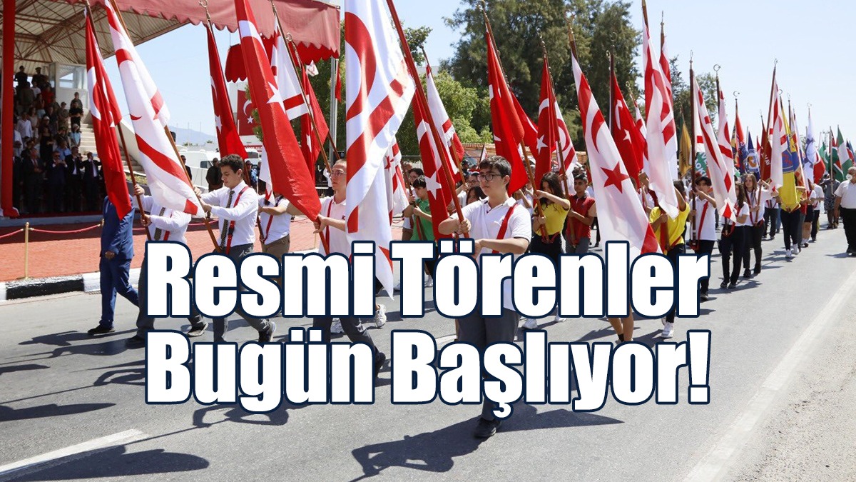 Resmi Törenler Bugün Başlıyor!