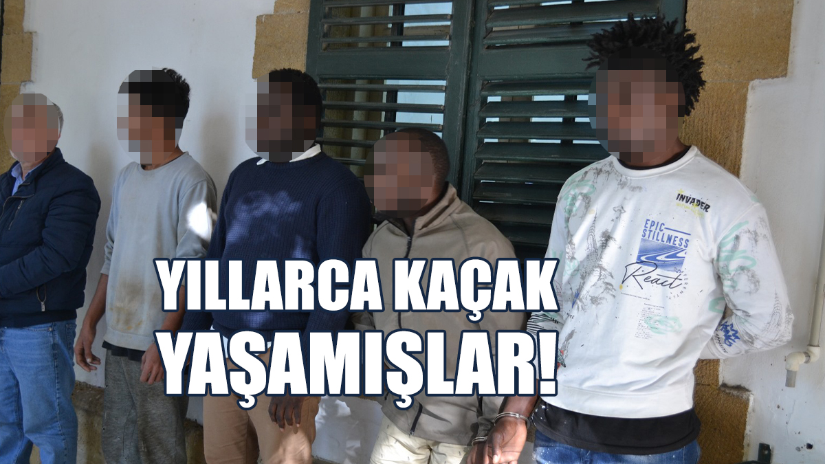 KKTC’de Kaçak Oldukları Tespit Edilen 5 Kişi Daha Tutuklandı