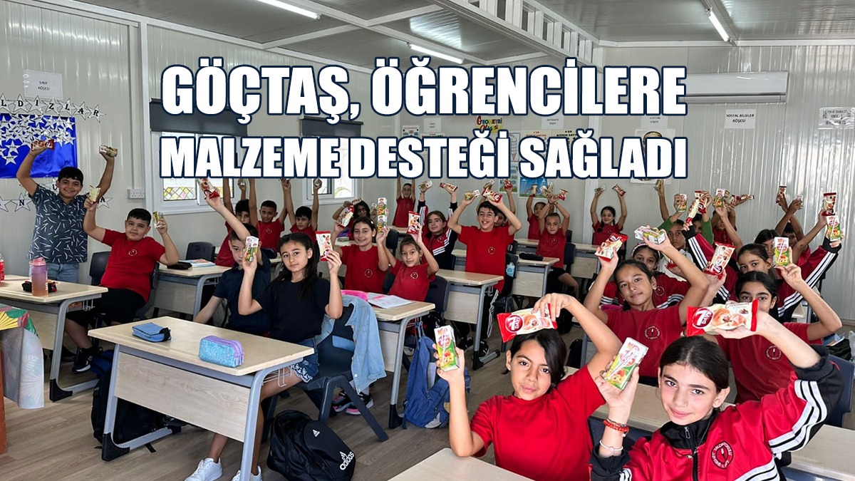 GÖÇTAŞ, Şehit Yalçın İlkokulu’nu Ziyaret Etti