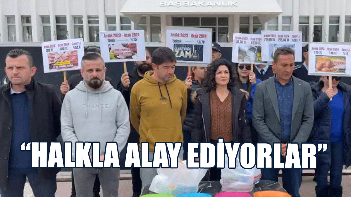 KTOEÖS, Başbakanlık Önünde HP Oranını Protesto Ettiği Eylem Yaptı