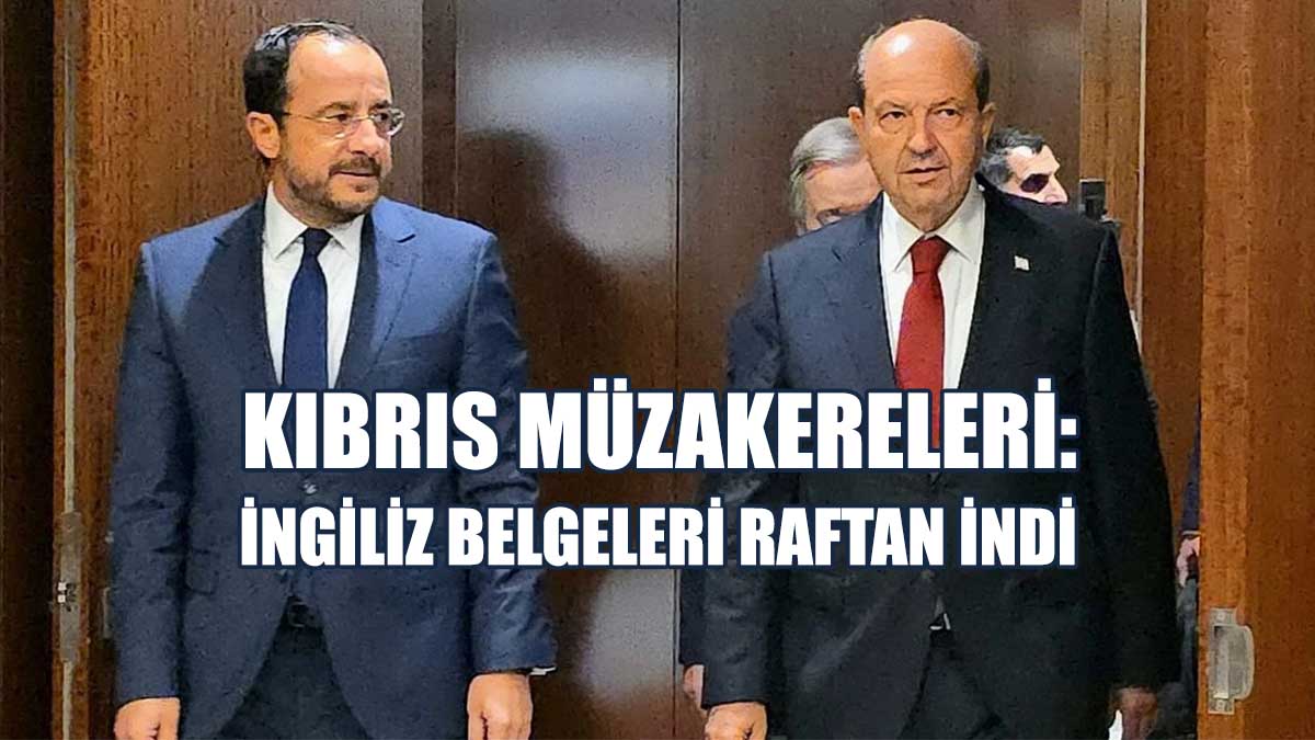 İngiliz Belgeleri Raftan indi, BM Sekreterliği Yetkililerinin Önünde