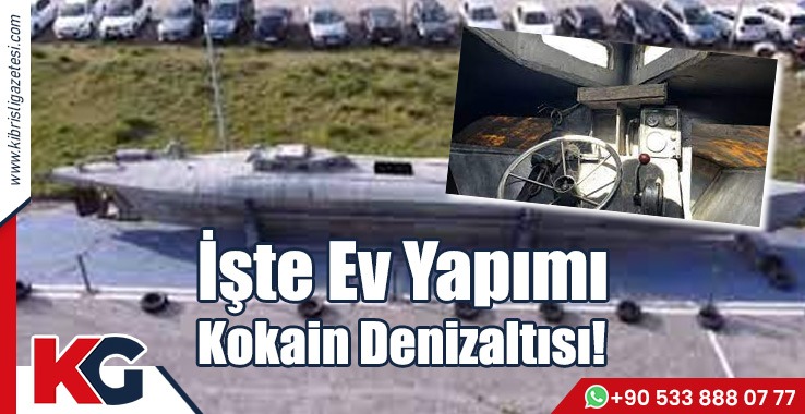 İşte Ev Yapımı Kokain Denizaltısı!