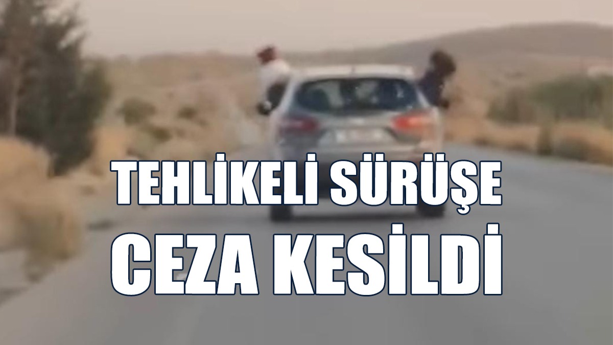 Tatlısu - Geçitkale Ana Yolunda Tehlikeli Sürüş