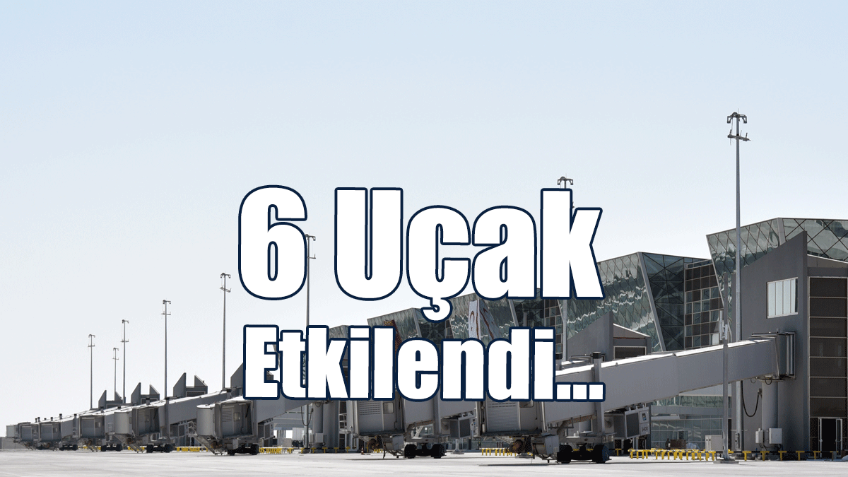 Ercan Havaalanı 1 Saatliğine Hava Trafiğine Kapatıldı