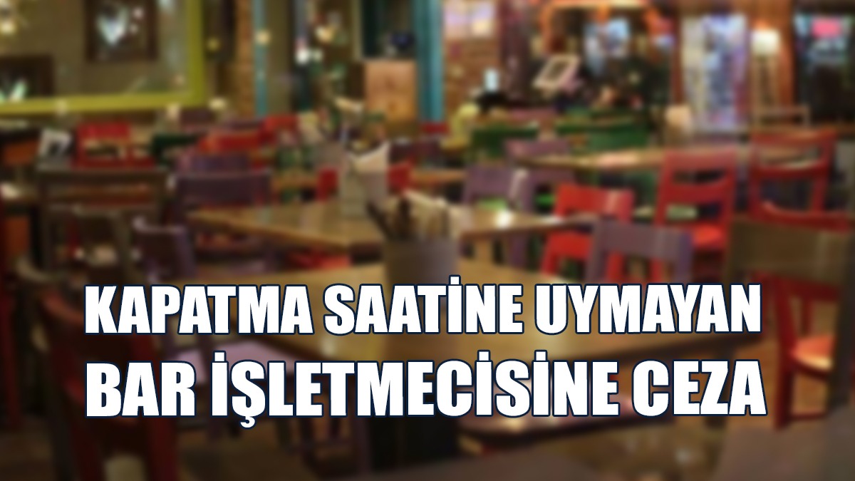 Girne’de Bir Bar İşletmecisi Kapama Saatine Uymadı