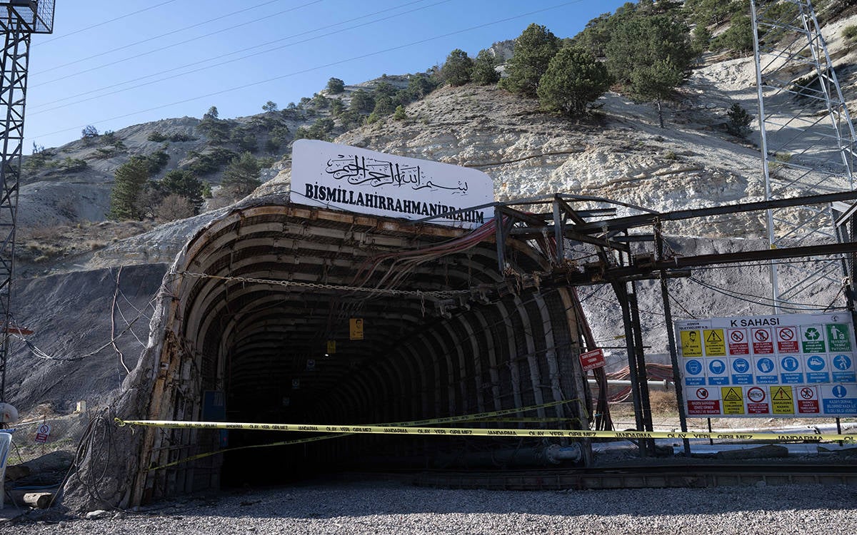 Ankara'da maden ocağında göçük