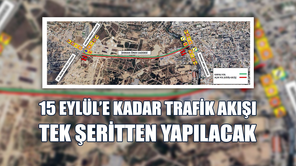 Osman Örek Caddesinde Üst Yapı İyileştirme Çalışmalarına Başlanıyor