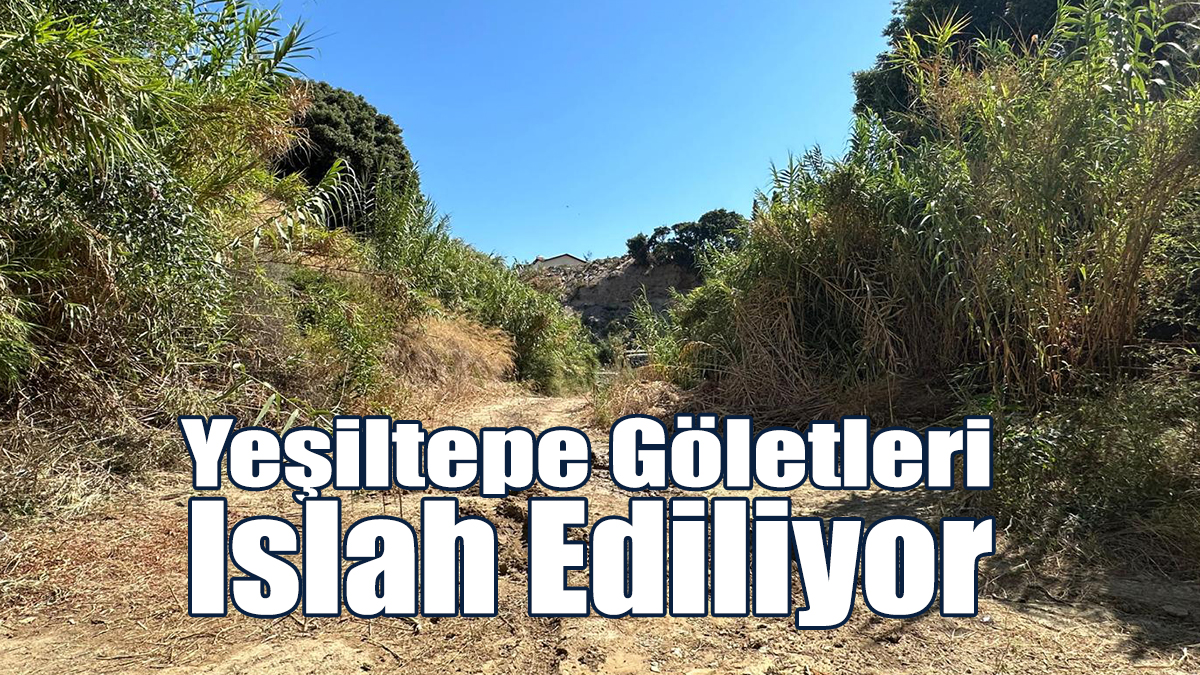 Yeşiltepe Göletleri Islah Ediliyor