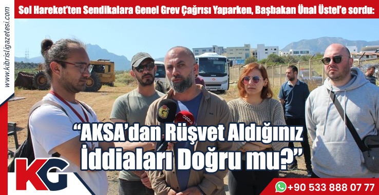 “AKSA’dan Rüşvet Aldığınız Doğru mu?”