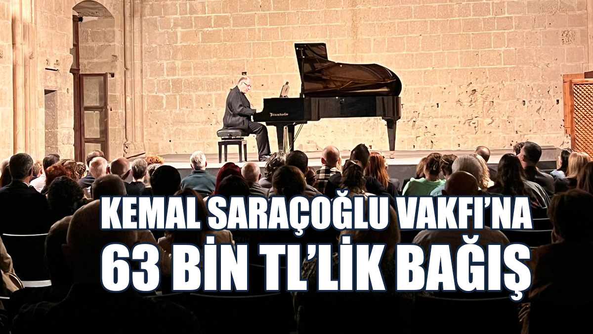 Bilet Satışlarından Elde Edilen 63 Bin TL Vakfa Bağışlandı