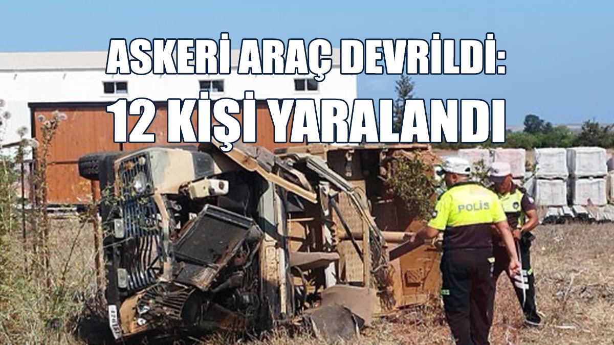 Güzelyurt-Akçay Yolunda Kaza: Askeri Araç Takla Attı...