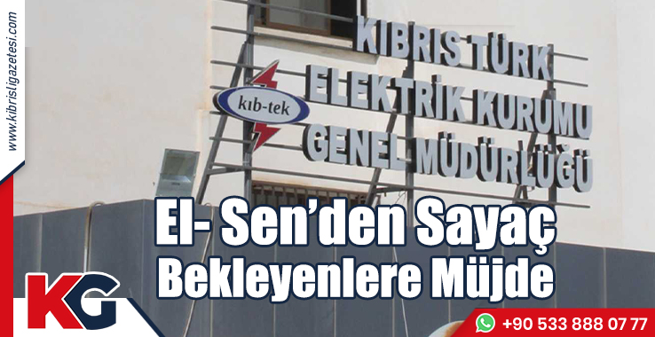 EL-Sen: Sayaç Tedariki Başladı