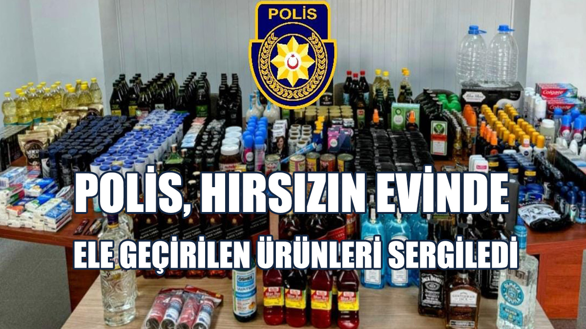 Gönyeli'de Hırsızlık: Marketin Yarısını Evine Getirmiş!