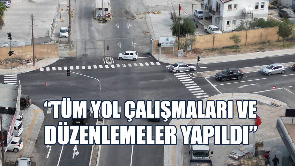 “Gazimağusa Serbest Liman Şerit Genişletme Ve Sinyalizasyon Projesi” Tamamlandı
