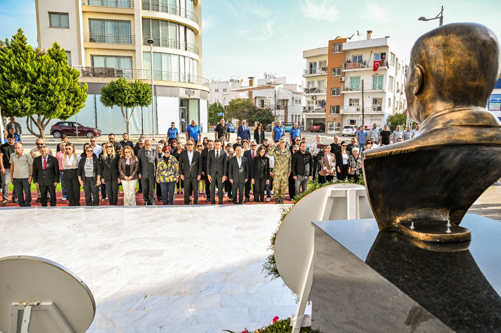 Gönyeli-Alayköy Belediyesi'nde törenle Atatürk anıldı