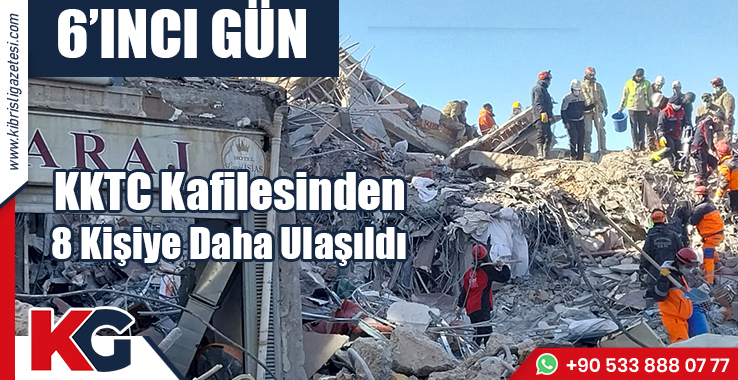 8 Kişiye Daha Ulaşıldı