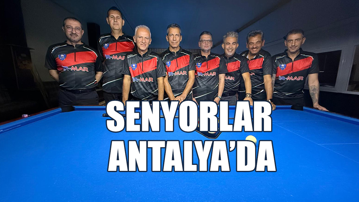 Senyorlar, Avrupa Bilardo Şampiyonasına Katılıyor