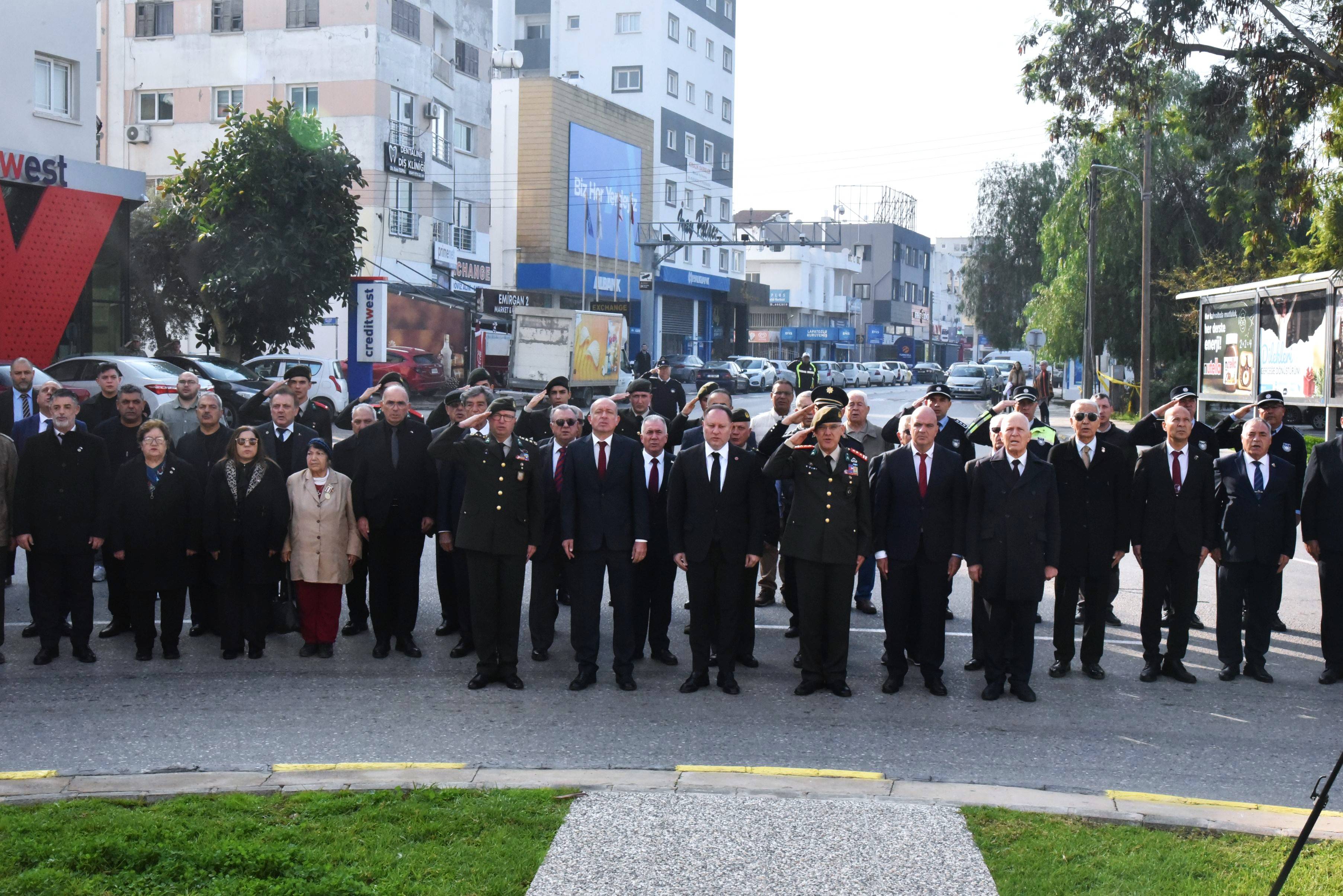 Küçük Kaymaklı şehitleri düzenlenen törenle anıldı
