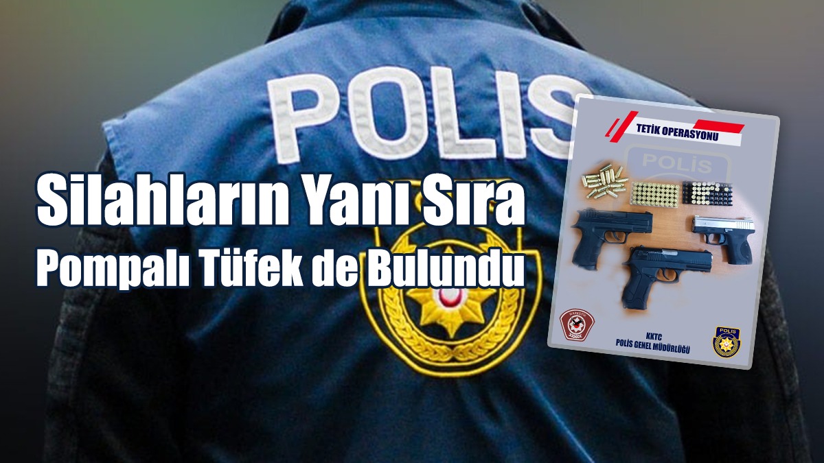 Silahların Yanı Sıra Pompalı Tüfek De Bulundu
