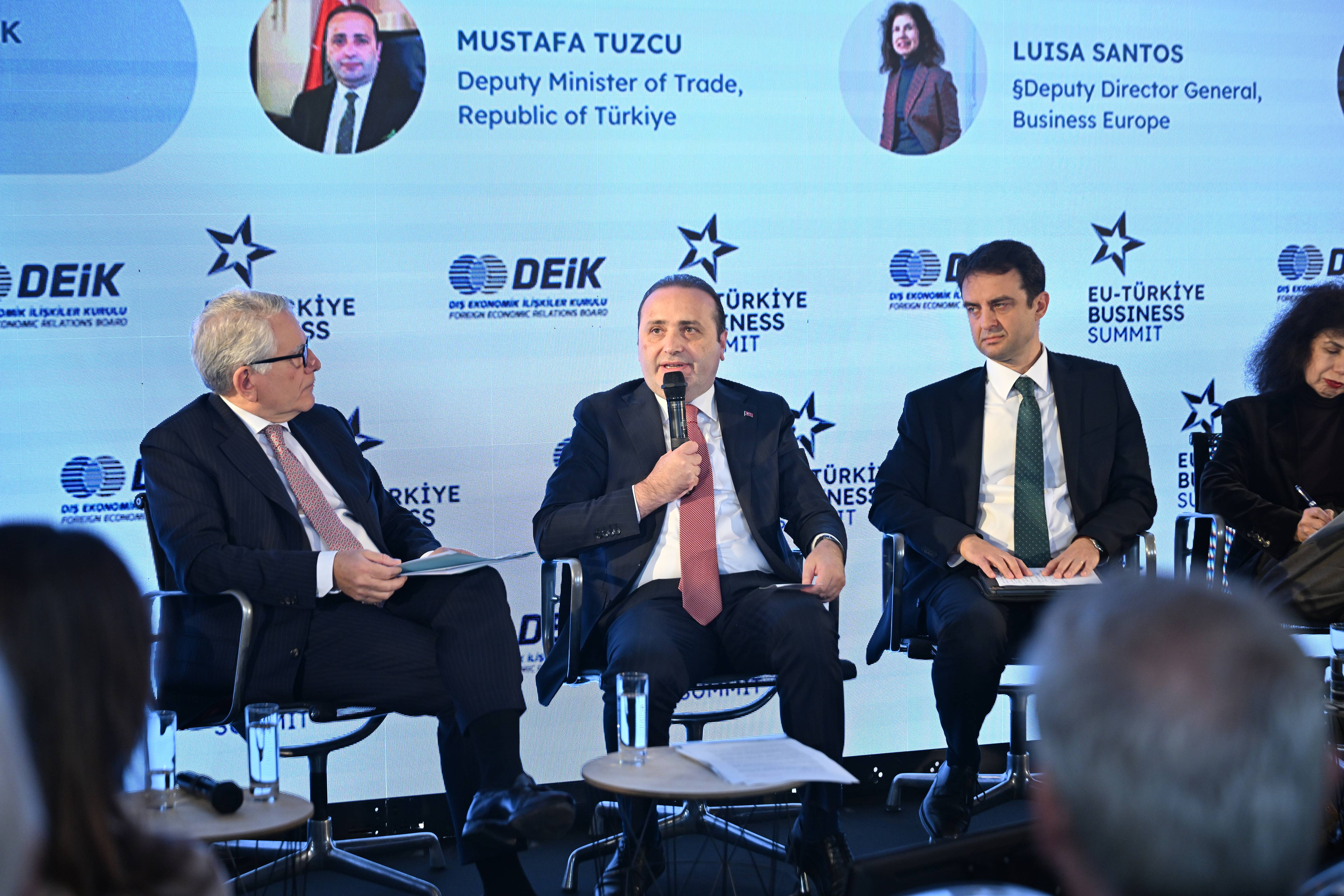 AB-Türkiye İş Zirvesi: Gümrük Birliği'nin güncellenmesi ele alındı