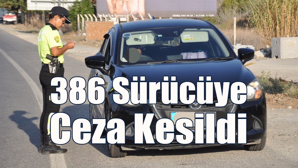 2 Sürücü Tutuklandı, 38 Araç Trafikten Men Edildi